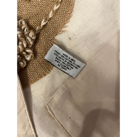 Farmhouse Table runner burlap bunny Easter Nicole Miller - Picture 9 of 9